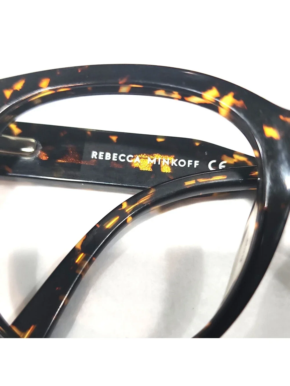 Rebecca Minkoff Tilden 2 Dark Tortoise Cat Eye Eyeglasses 50-19 140 Studded Arms